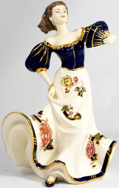 Appraisal: Masons Figure of a Lady Manderlay Dance height cm