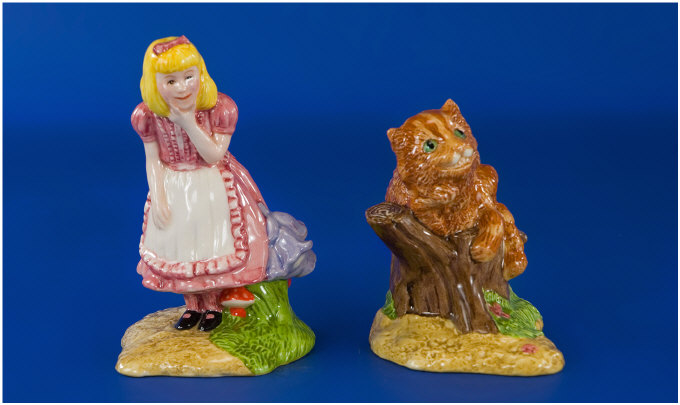 Appraisal: Two Beswick Figures Alice in Wonderland LC No and The