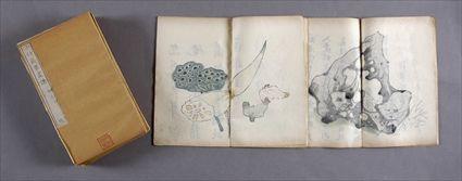 Appraisal: JAPANESE WOODBLOCK BOOKS VOLUMES Apparently books on gardening all are