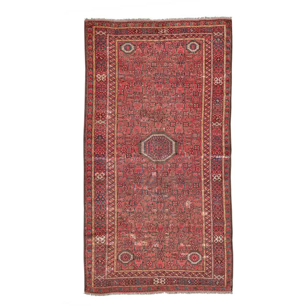 Appraisal: BESHIR CARPET TURKMENISTAN LATE TH EARLY TH CENTURY the red