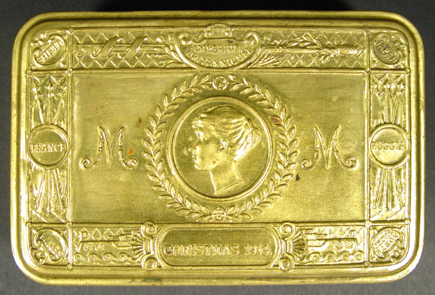 Appraisal: World War I military brass Mary tin