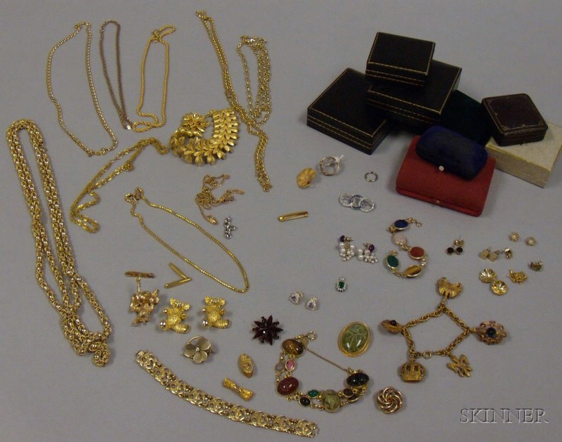 Appraisal: Small Group of Assorted Costume Jewelry early to mid- th