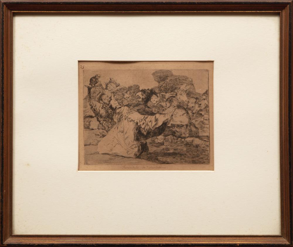 Appraisal: Francisco Jos de Goya y Lucientes Spanish - Far ndula