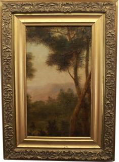 Appraisal: th C Hudson River School Wooded Landscape th C Hudson