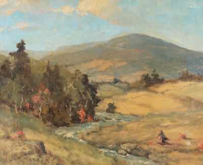 Appraisal: Charles E Buckler American - The River Valley Oil on