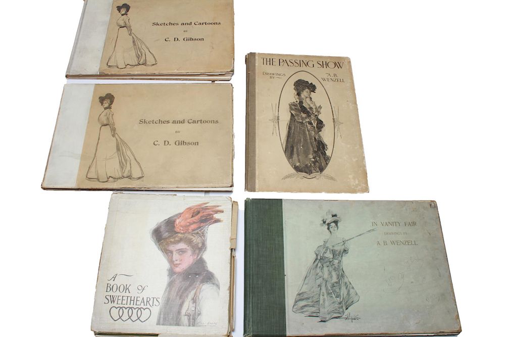 Appraisal: Gibson Grefe and Wenzel Books of Drawings Gibson Grefe and