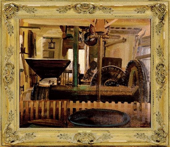 Appraisal: Orville Carroll American - SPRING MILL oil on canvas framed