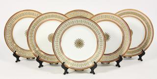 Appraisal: Lot of Russian porcelain plates from the Babigon service Imperial