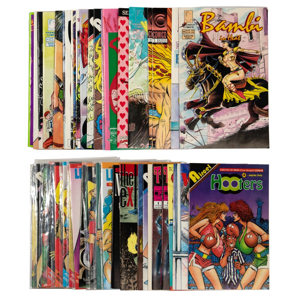 Appraisal: MATURE ADULT UNDERGROUND COMIC BOOK ASSORTMENT mature-themed books having publishers