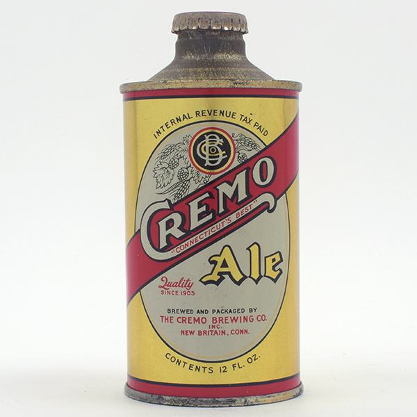 Appraisal: Cremo Ale Cone Top CRISP - Reference USBC - Brewery