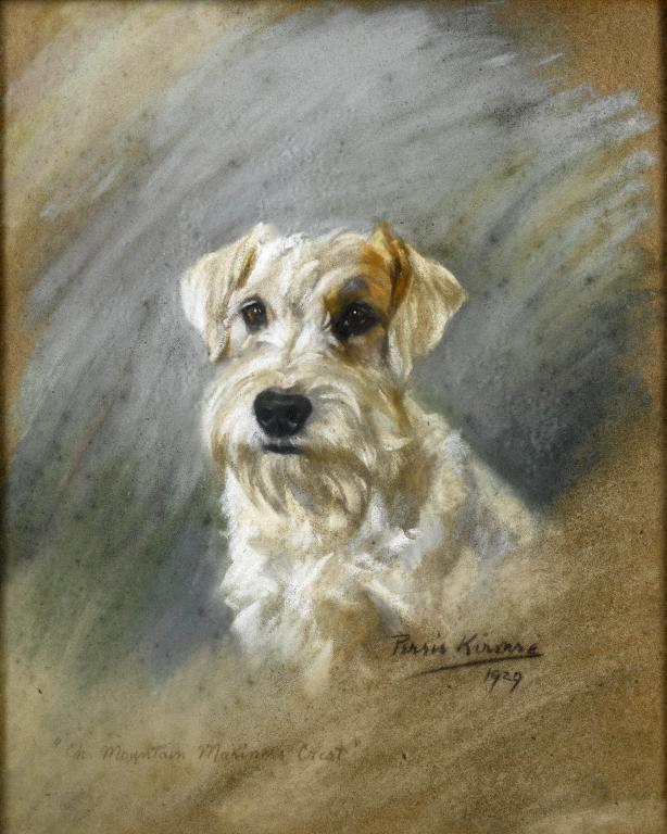 Appraisal: PERSIS KIRMSE - PORTRAIT OF THE SEALYHAM TERRIER Ch MOUNTAIN