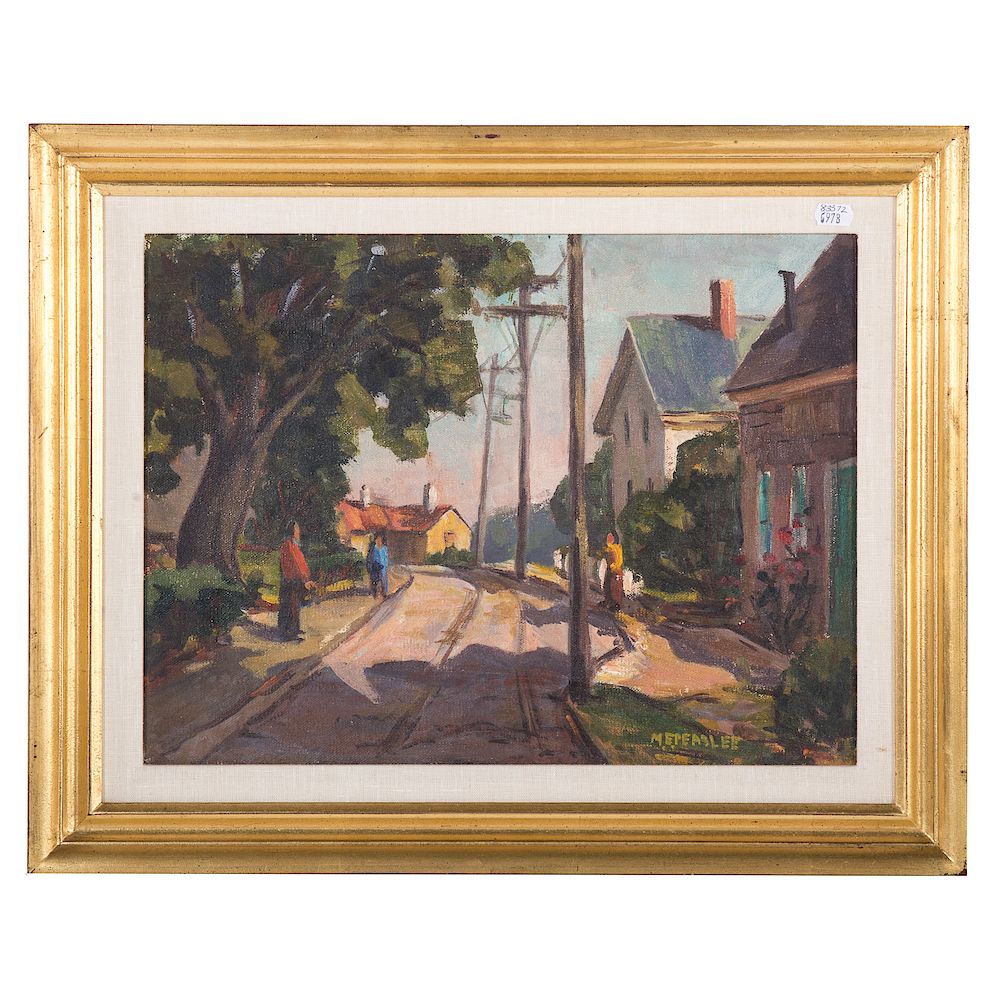 Appraisal: Marguerite Peaslee Rockport Morning oil Marguerite Elliot Peaslee American -