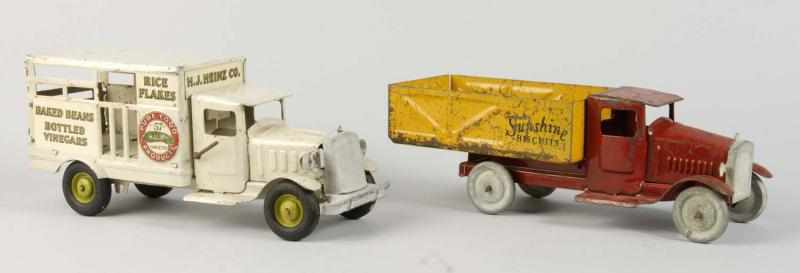 Appraisal: Lot of Pressed Steel Metalcraft Truck Toys Description American Includes