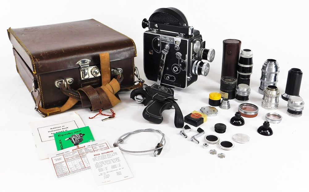 Appraisal: Bolex H Deluxe mm Movie Camera Bolex H Deluxe mm