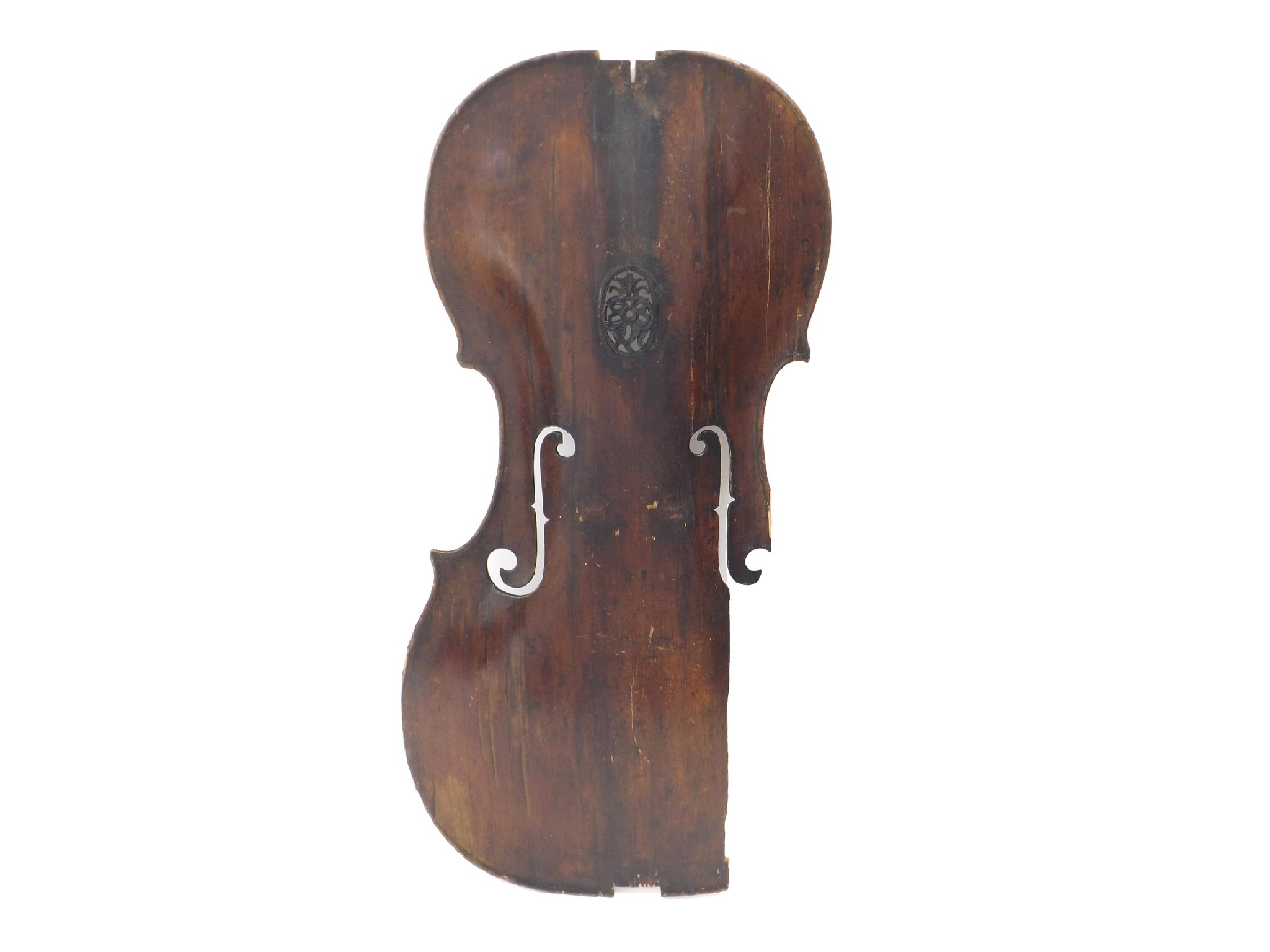 Appraisal: Interesting early violoncello in need of extensive restoration labelled Jacobus