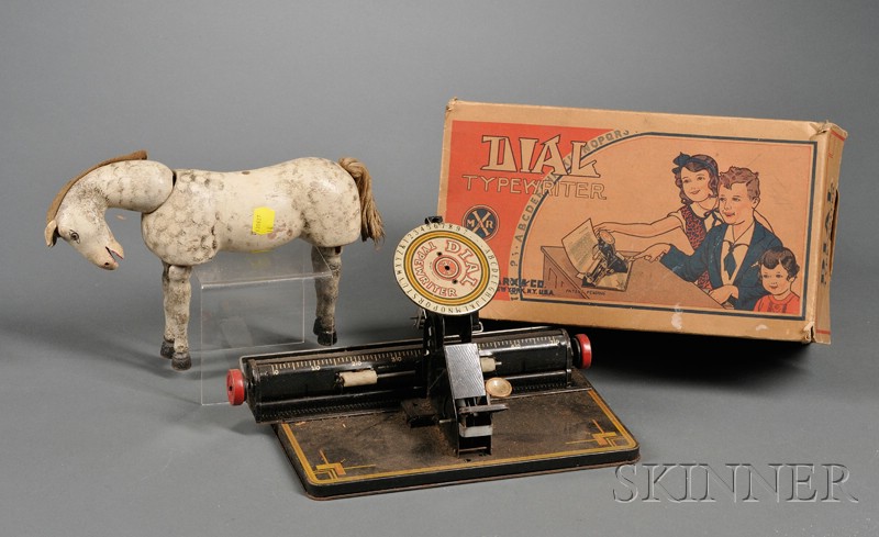 Appraisal: Two Table Toys and a Schoenhut Circus Horse early th