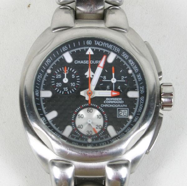 Appraisal: Chase-Durer Mens Bomber chrono watch Bomber Command Chronograph stainless steel