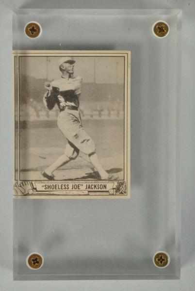 Appraisal: Play Ball Joe Jackson Baseball Card Description Card no Post