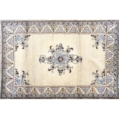 Appraisal: MOROCCAN Two room-size wool area rugs s Smaller tagged Larger