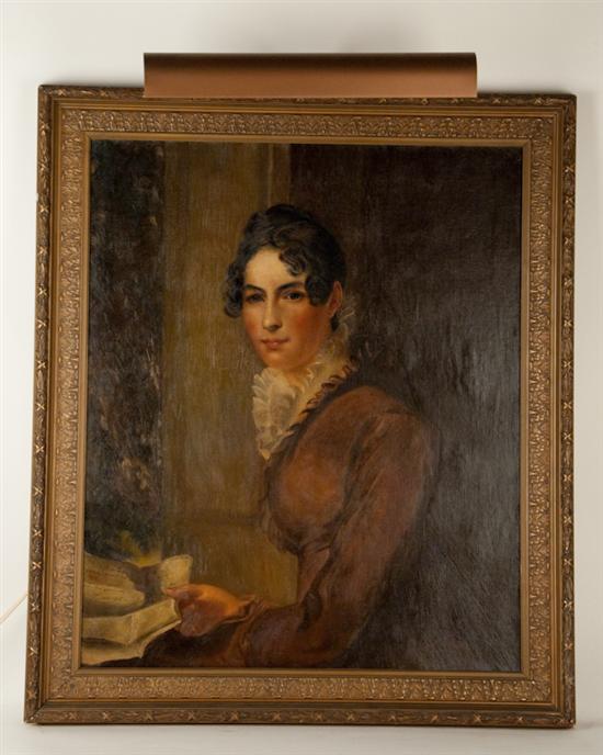 Appraisal: Thomas Sully - Portrait of Susan Austin Tinsley Oil on