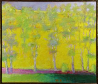 Appraisal: Painting by Wolf Kahn Wolf Kahn American German b Trees