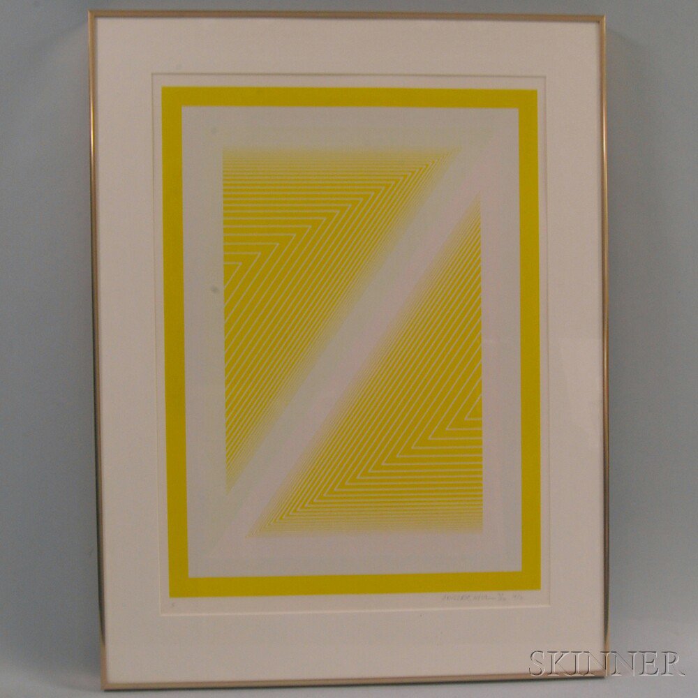 Appraisal: Richard Joseph Anuszkiewicz American b I Signed dated and numbered