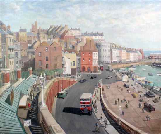 Appraisal: Sydney Maiden Exh - oil on canvas Ramsgate harbour inscribed