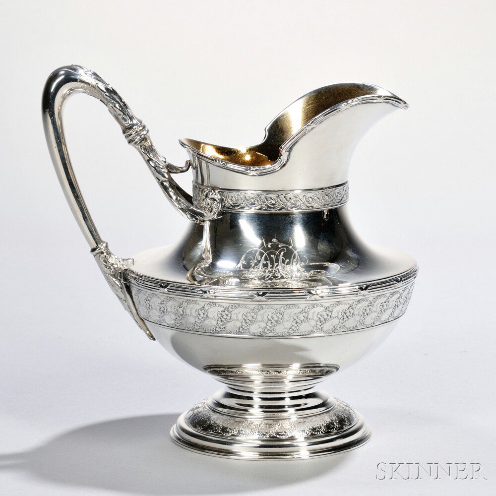 Appraisal: Tiffany Co Sterling Silver Cream Jug New York - with