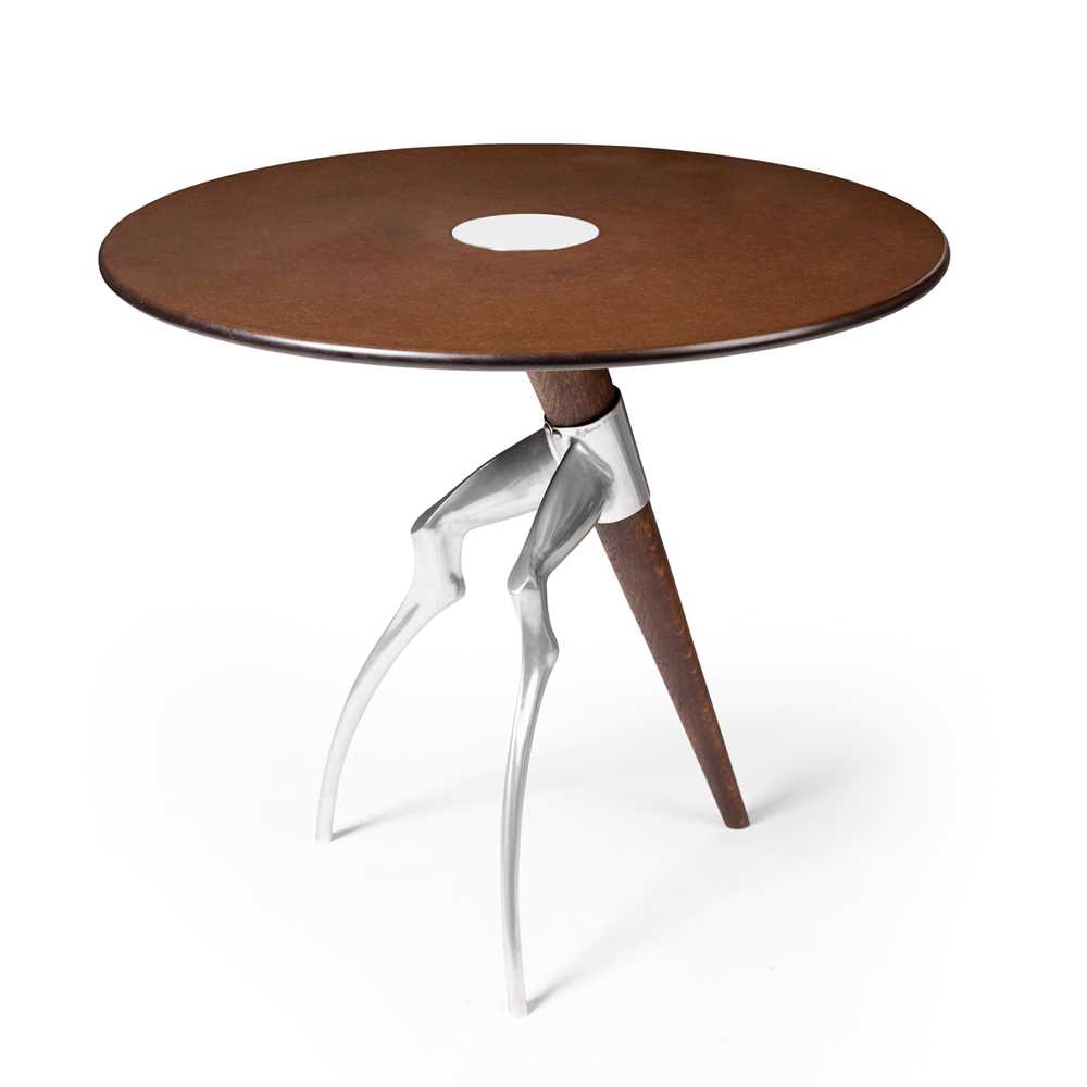 Appraisal: MATTHEW HILTON BRITISH - ANTELOPE TABLE DESIGNED signed and numbered