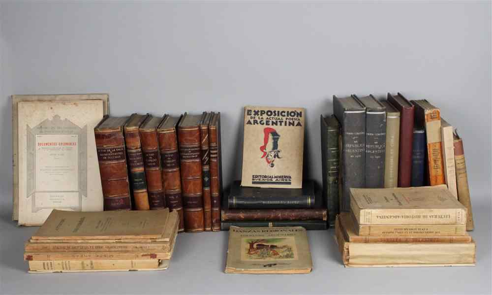 Appraisal: LATIN AMERICAN HISTORY About volumes vo - to various bindings