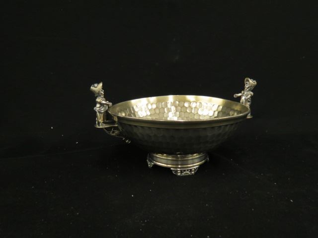 Appraisal: Kate Greenway Figural Silverplate Bowl by Simpson Hall Miller circa