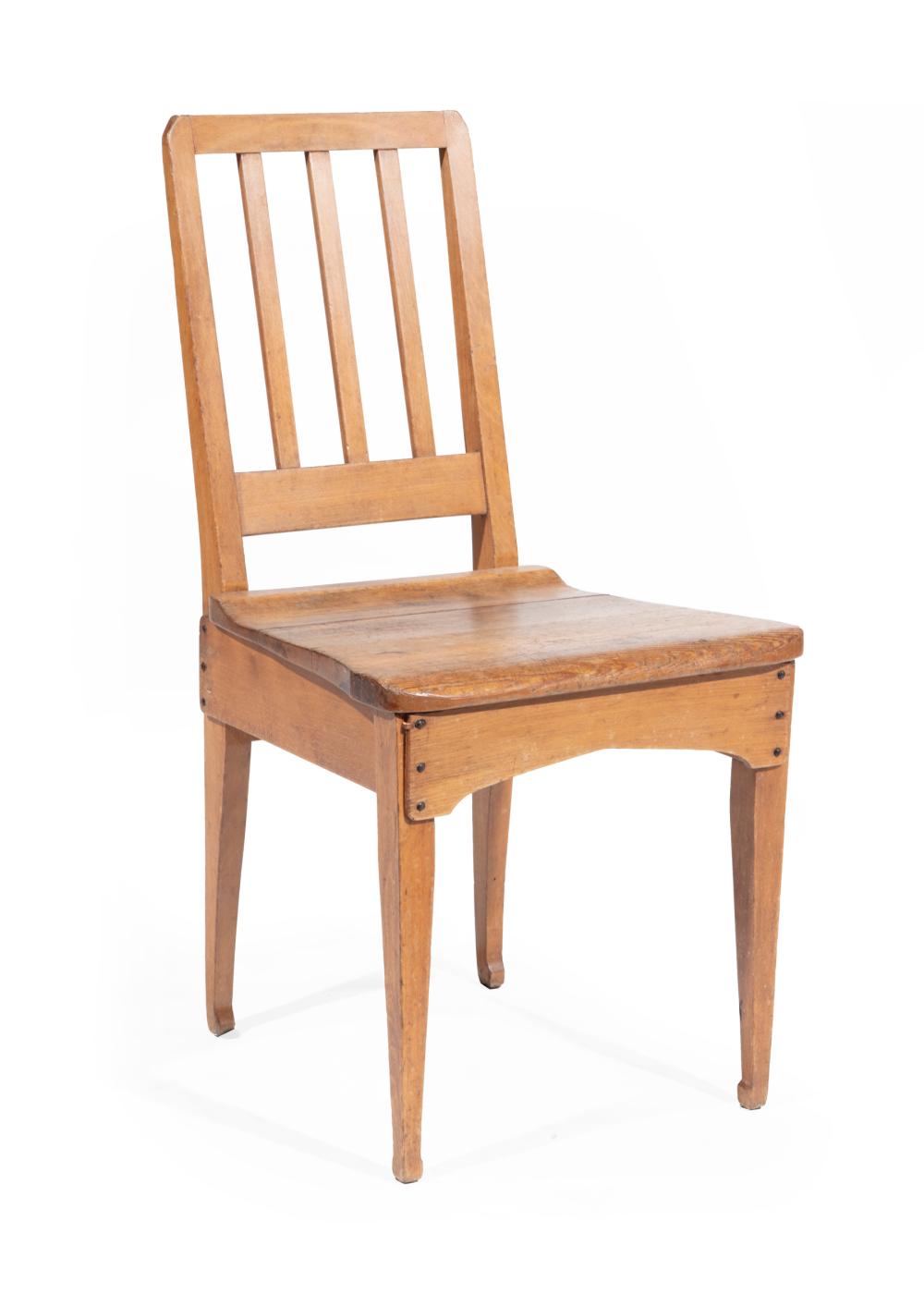 Appraisal: Jugendstil Carved Beech and Pine Chair c attributed to Richard