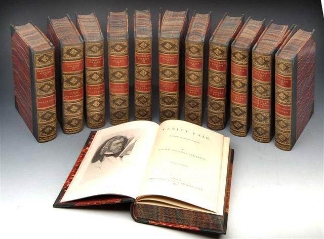 Appraisal: THACKERAY William Makepeace A set of Work in volumes Smith