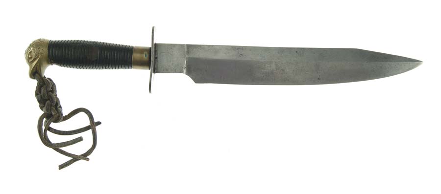 Appraisal: EXTREMELY RARE C ROBY CO FIGHTING KNIFE This extremely rare