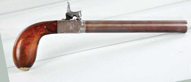 Appraisal: Long Barrel Pistol Description Overall length Barrel length This long