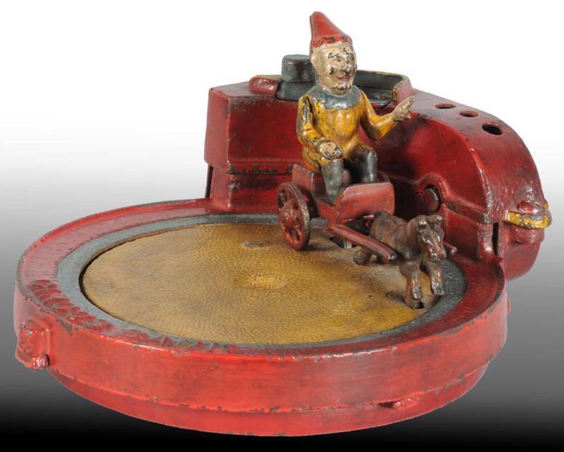 Appraisal: Cast Iron Circus Mechanical Bank Description Manufactured by the Shepard