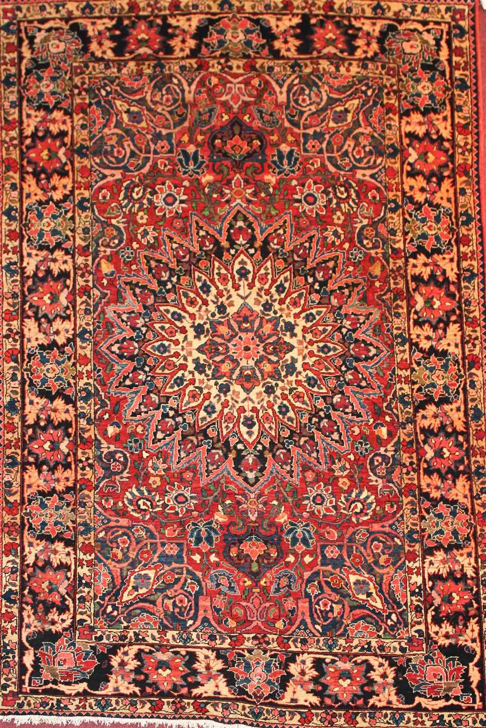 Appraisal: BAKHTIARI RUG approx ' '' ' '' retail tag Provenance