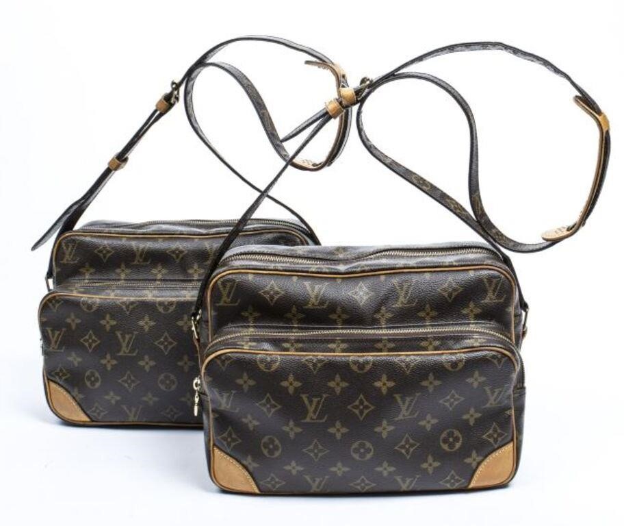 Appraisal: lot of Louis Vuitton Nil shoulder bags each in brown