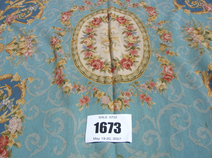 Appraisal: Louis XVI-Style Aubusson Carpet ' x '