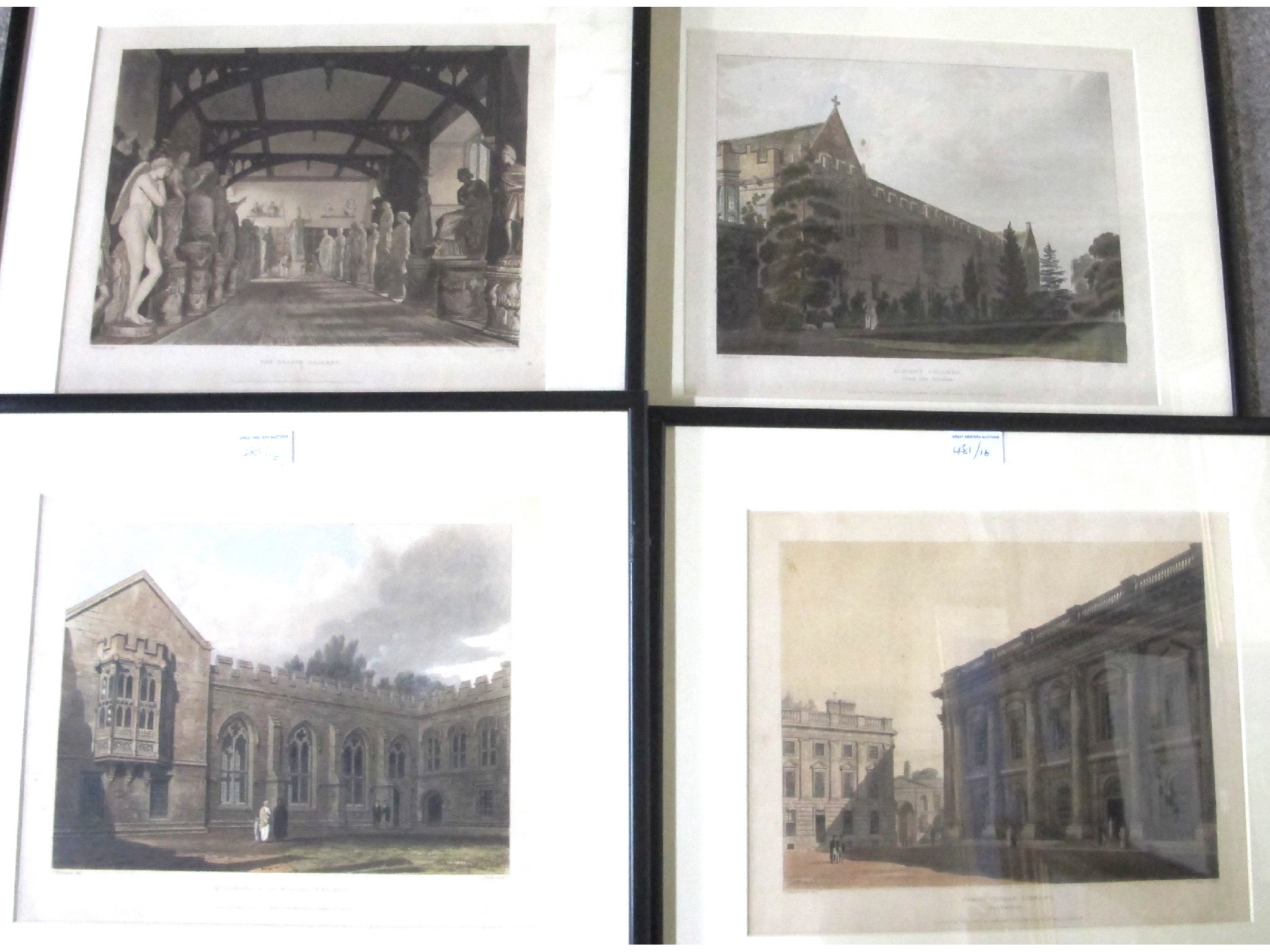 Appraisal: WILFRED C APPLEBY Edinburgh University signed etching and fifteen History