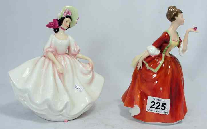 Appraisal: Royal Doulton Figures Sunday Best HN and Flower of Love