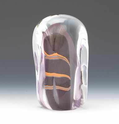 Appraisal: Dominick Labino American - Sculpture Monolithic heavy glass in multiple