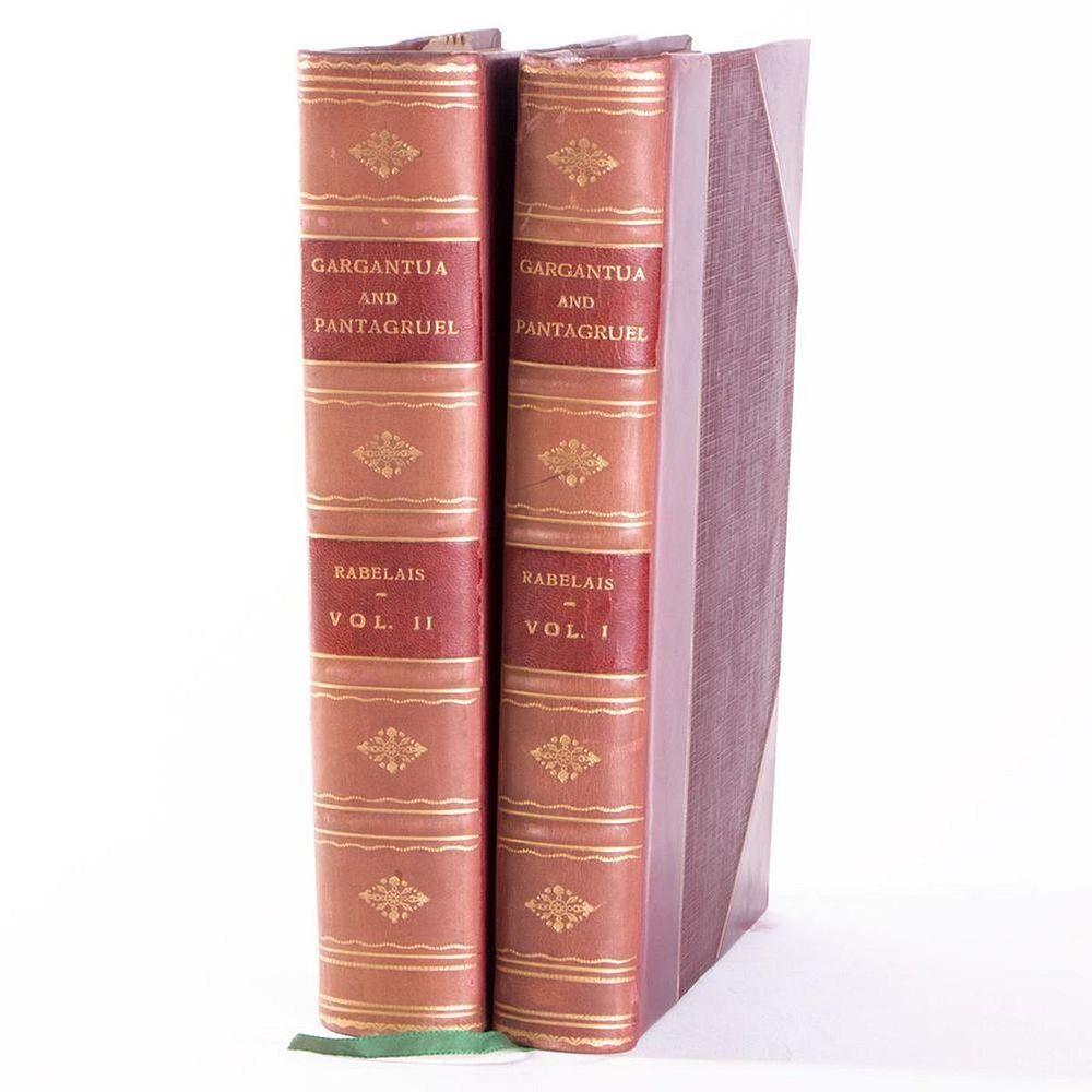 Appraisal: Two volumes by Francis Rabelais Title Master Francis Rabelais Five