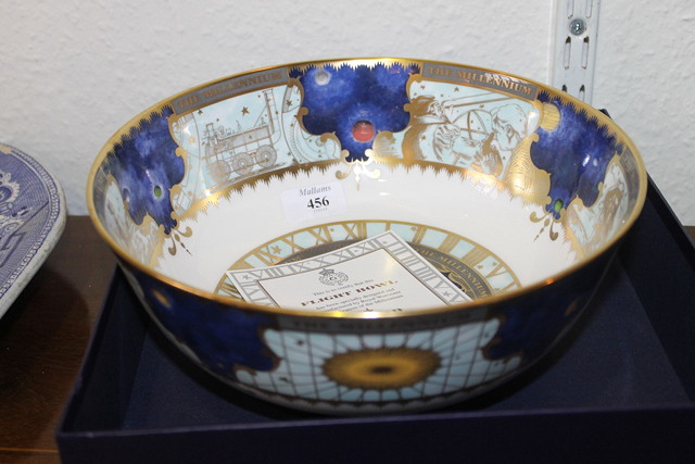 Appraisal: A ROYAL WORCESTER PORCELAIN BOWL celebrating the Millennium - AD