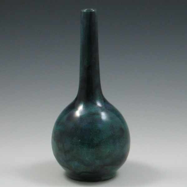 Appraisal: Pillin Vase marked hand incised W P Pillin tiny glaze