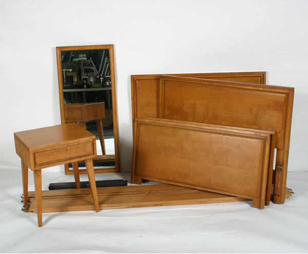 Appraisal: Conant Ball bedroom set Russel Wright design pr twin beds