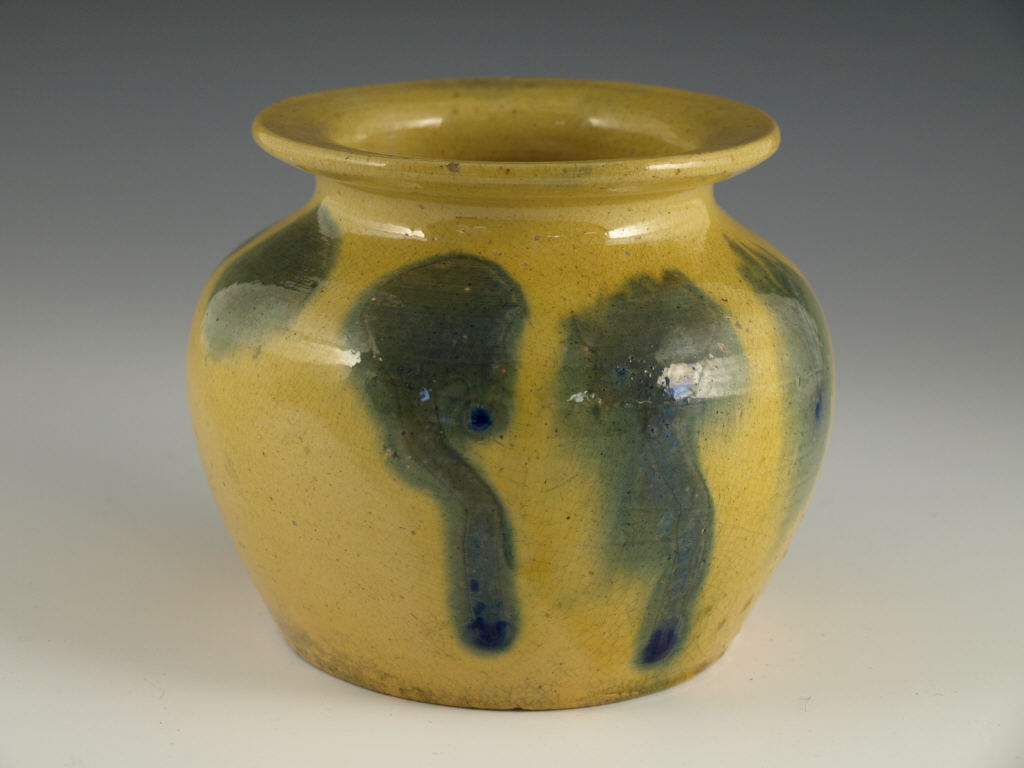 Appraisal: NC Pottery Low Bulbous Vase att CR Auman early th