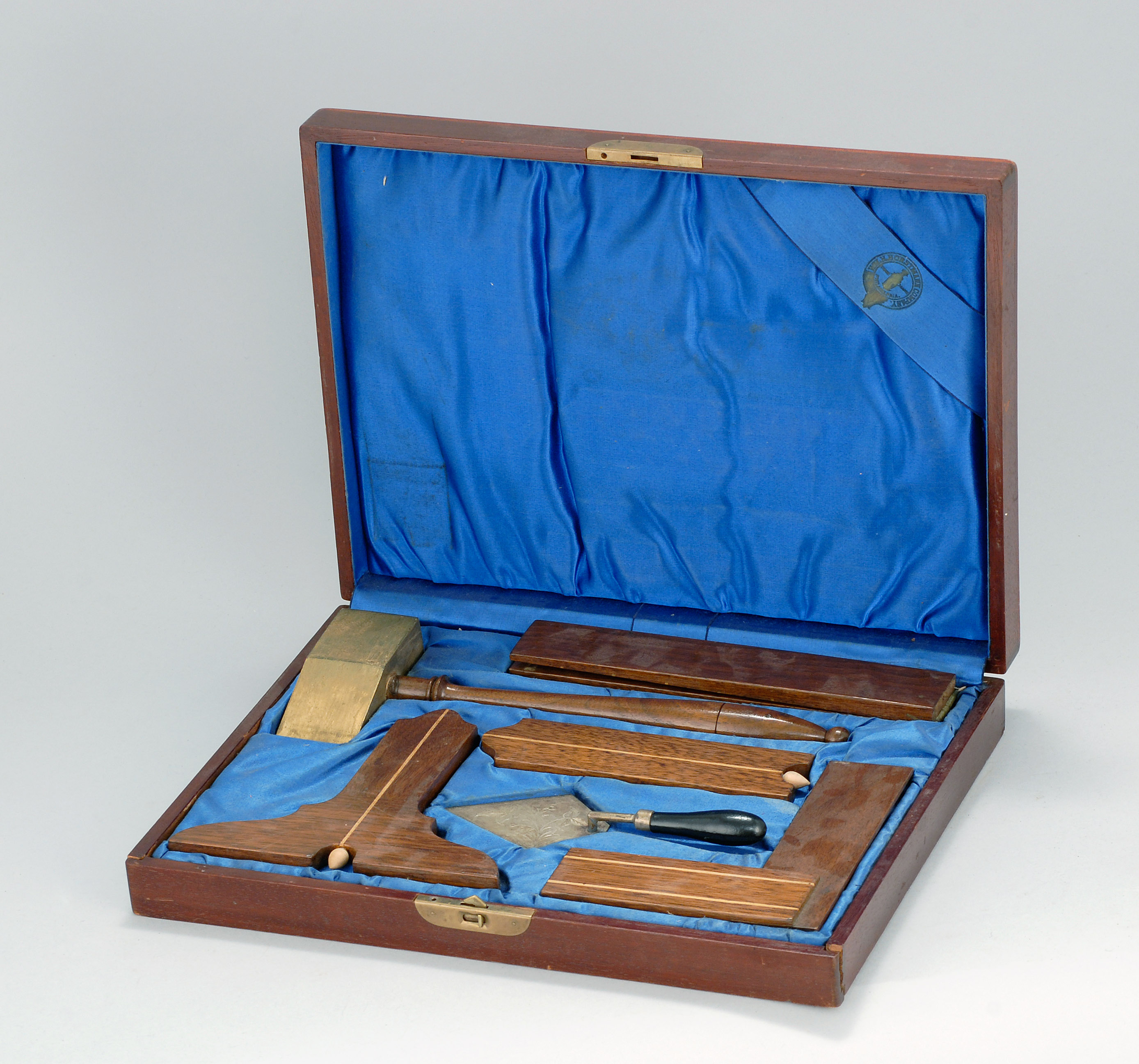 Appraisal: CASED SET OF MASONIC TOOLS By the Wm H Horstmann