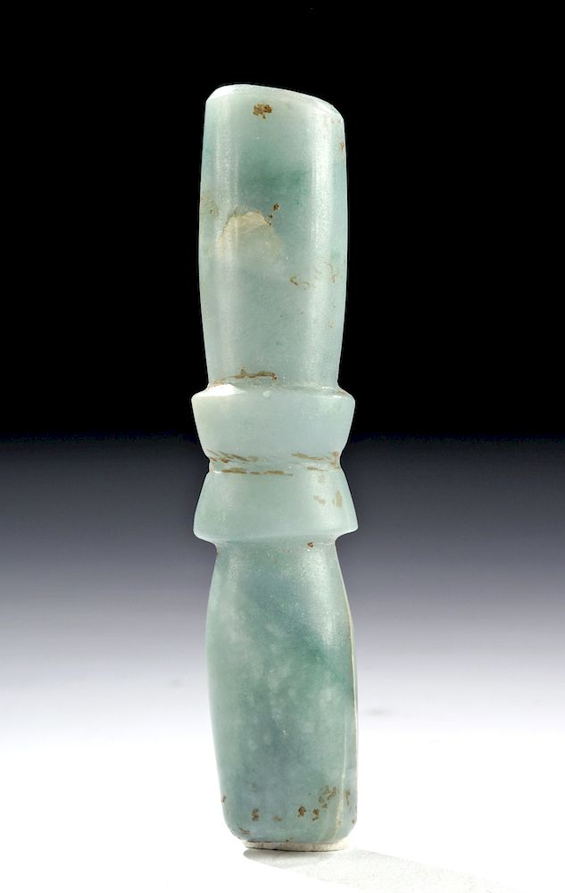 Appraisal: Costa Rican Jadeite Bead - Big Beautiful Pre-Columbian Central America