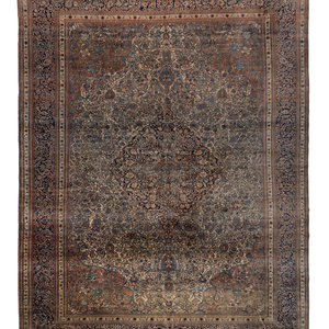 Appraisal: A Kirman Wool Rug Circa feet inches x feet inches